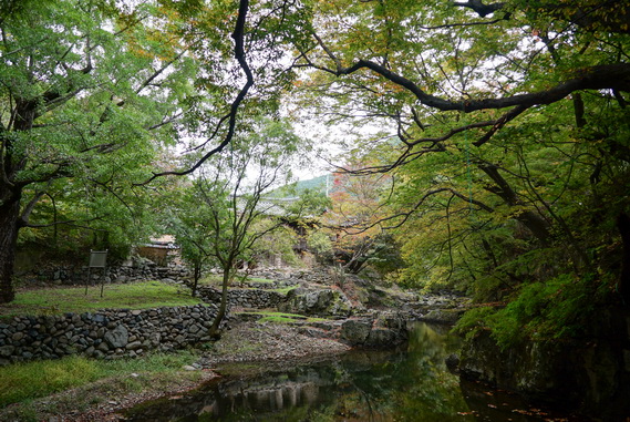 지수종택 옥간정 연못