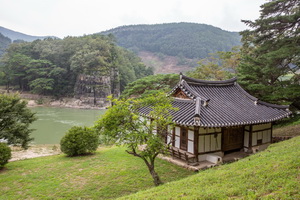 고산정 후면