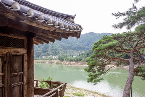 고산정 처마