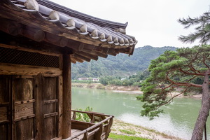 고산정 처마