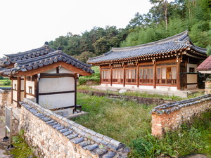 도천서원 전체 측면 전경