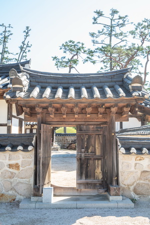 표암재 담장 문