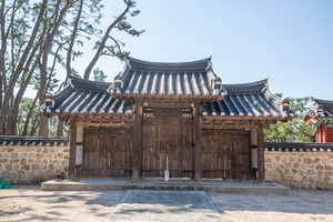 표암재에서 바라본 산앙문