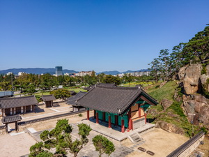 악강묘 측면 전경