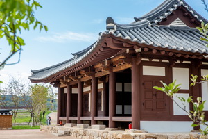 박상진 의사 생가 옆 전각채 1 측면 전경 일부