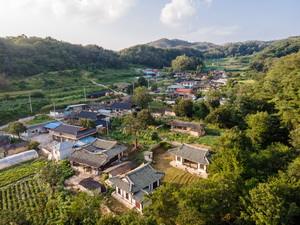 용계서원 측면 전경 풍경