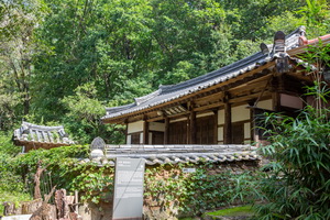 청량정사 측면 전경
