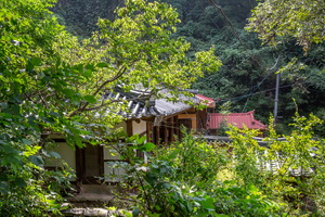 청량정사 측면 전경