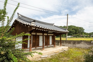 죽곡사 측면 전경