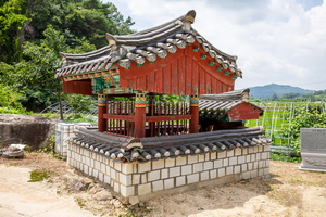 운계서원 효자각 측면 후경