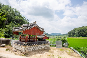 운계서원 효자각 측면 후경